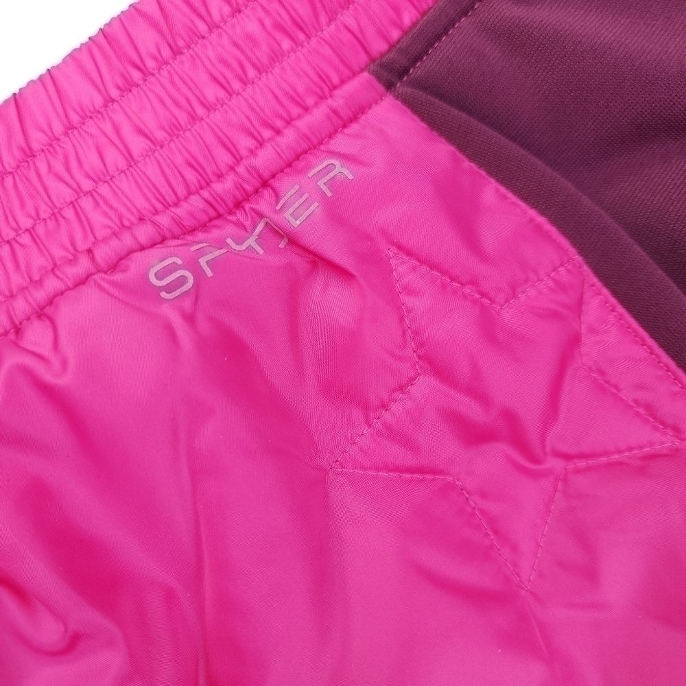 New Spyder Pink Purple Thinsulate puffer Fleece Skirt Sz Girls XL - Picture 2 of 11